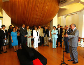 Inauguración Biblioteca de Santiago