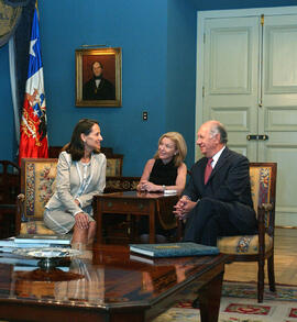 Reunión con Diputada Francesa Ségolene Royal