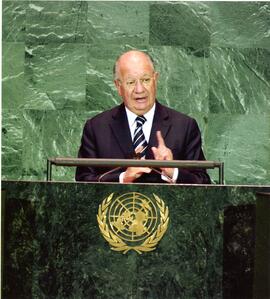 Presidente Ricardo Lagos en Inauguración Reunión Plenaria 60ª Asamblea General de Naciones Unidas