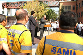 Visita a Centro de Urgencias CDT Dr. Armas Cruz y Entrega de Ambulancias