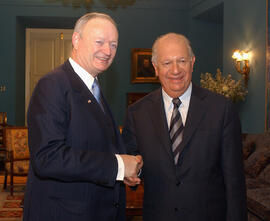 Presidente de la República Recibe al Presidente del Parlamento de Austria y al Secretario General...