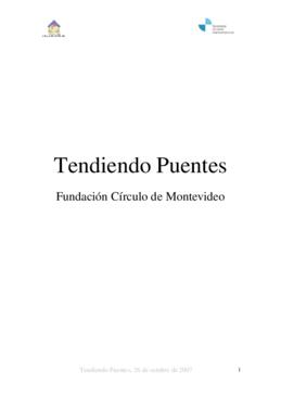 Tendiendo Puentes. Informe