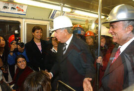 Visita Obras de Extensión de Línea 2 del Metro
