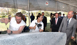 Inauguración del Parque Internacional de las Estatuas, Huechuraba