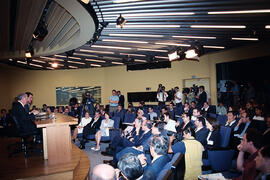 Encuentro ampliado de ambos Presidentes y Conferencia de prensa