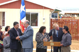 Inauguración del Conjunto Habitacional Villa Los Alcaldes, Valdivia