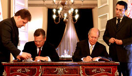 Audiencia con Presidente de Polonia