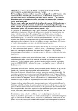 Conferencia de Prensa luego de reuniones bilaterales - Cumbre ALCUE