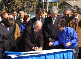 Primera Piedra Autopista Americo Vespucio Sur