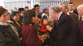 Inauguración del Consultorio de Salud, El Melón en Nogales