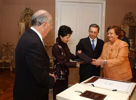 Reunión Presidentes de Chile y Colombia