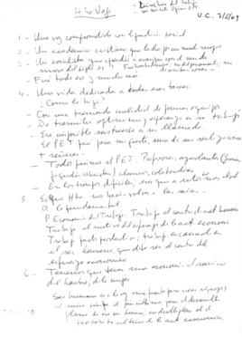 Hto Vega. Anotaciones para Intervención en Homenaje a Humberto Vega