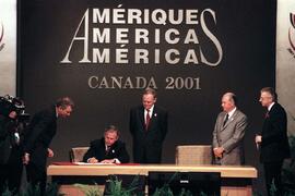 Ceremonia de clausura de la Cumbre y firma Declaración Oficial