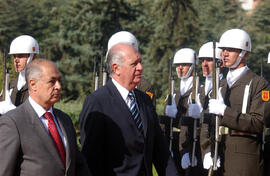 Bienvenida oficial al Presidente Ricardo Lagos en Turquía