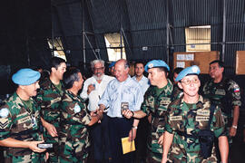 Saludo al contingente chileno en Timor Oriental