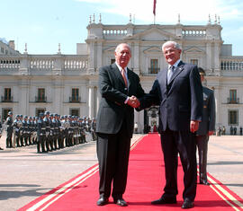 Ceremonia de Bienvenida al Presidente de Ecuador