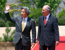 LLegada Lideres de APEC 2004 a Retiro