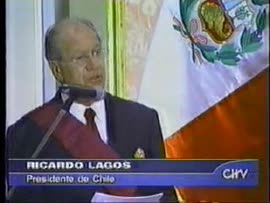 Visita Presidente Ricardo Lagos a Perú