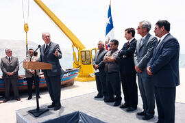 Inauguración reposición muelle de Mejillones