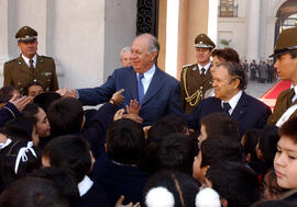 Primer Mandatario Ricardo Lagos Recibe al Presidente de Argelia