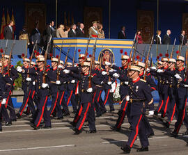 El Presidente de la República Ricardo Lagos participó en el desfile militar del "Día Naciona...