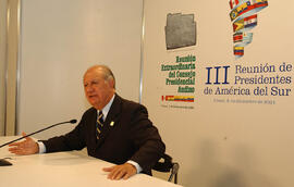 Conferencia de Prensa y Fotografía Oficial Reunión Extraordinaria del Consejo Presidencial Andino