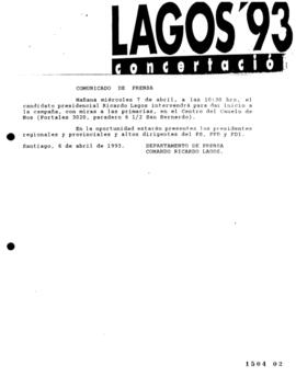 Comunicado de prensa
