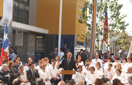 Inauguración del Consultorio Arturo Baeza Goñi, La Legua