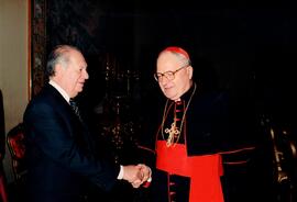 Diálogo del Presidente Ricardo Lagos con el Cardenal Angelo Sodano