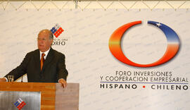 Inauguración Foro de Inversión y Cooperación Hispano-Chileno