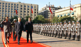 Recibimiento al Presidente de Bulgaria