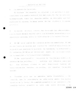Declaración del PPD.