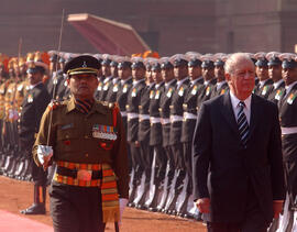 Ceremonia Oficial de Bienvenida a República de la India