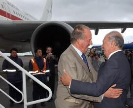 Presidente Lagos, junto a Rey de España, visita Punta Arenas