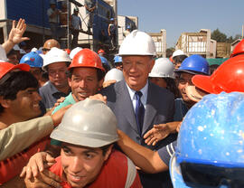 Presidente de la República en Visita Inspectiva a las Obras de Construcción del Conjunto Habitaci...