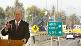 Primera Piedra Autopista Americo Vespucio Sur