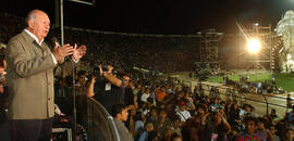 Fiesta de Navidad en el Estadio Nacional