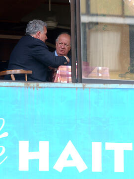 Presidente Lagos Toma un Cafe con Jorge Matute