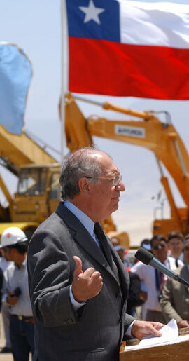 Ceremonia primera piedra del Puerto de Mejillones