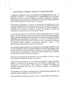 Ideas Fuerza Comisión Equidad y Calidad de Vida Candidatura Presidencial de Ricardo Lagos