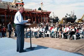 Visita astillero Marco Chilena (Acto 1º de mayo)