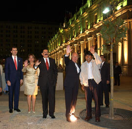 Visita del Presidente de la República al Centro Cultural Palacio de la Moneda