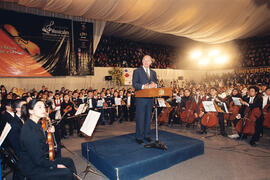 Presidente de la República Asiste al concierto Chile, una Gran Orquesta