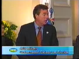 Presidente recibe a Gobernador de Florida, USA