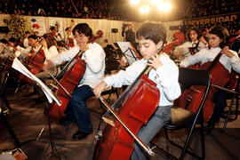 Presidente de la República Asiste al concierto Chile, una Gran Orquesta