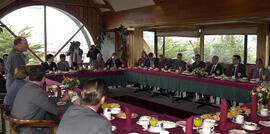 Desayuno con Científicos y personal del Ejército, Punta Arenas