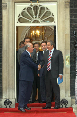 Encuentro del Presidente Ricardo Lagos y el Primer Ministro del Reino Unido de Gran Bretaña Tony ...