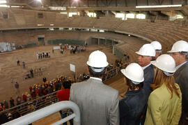 Visita Inspectiva a las Obras del Estadio Techado del Parque O Higgins