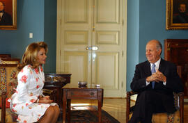 Presidente Ricardo Lagos con Ministra de Relaciones Exteriores de Paraguay
