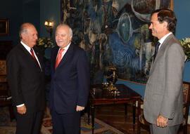 Presidente Lagos recibe a Canciller Español